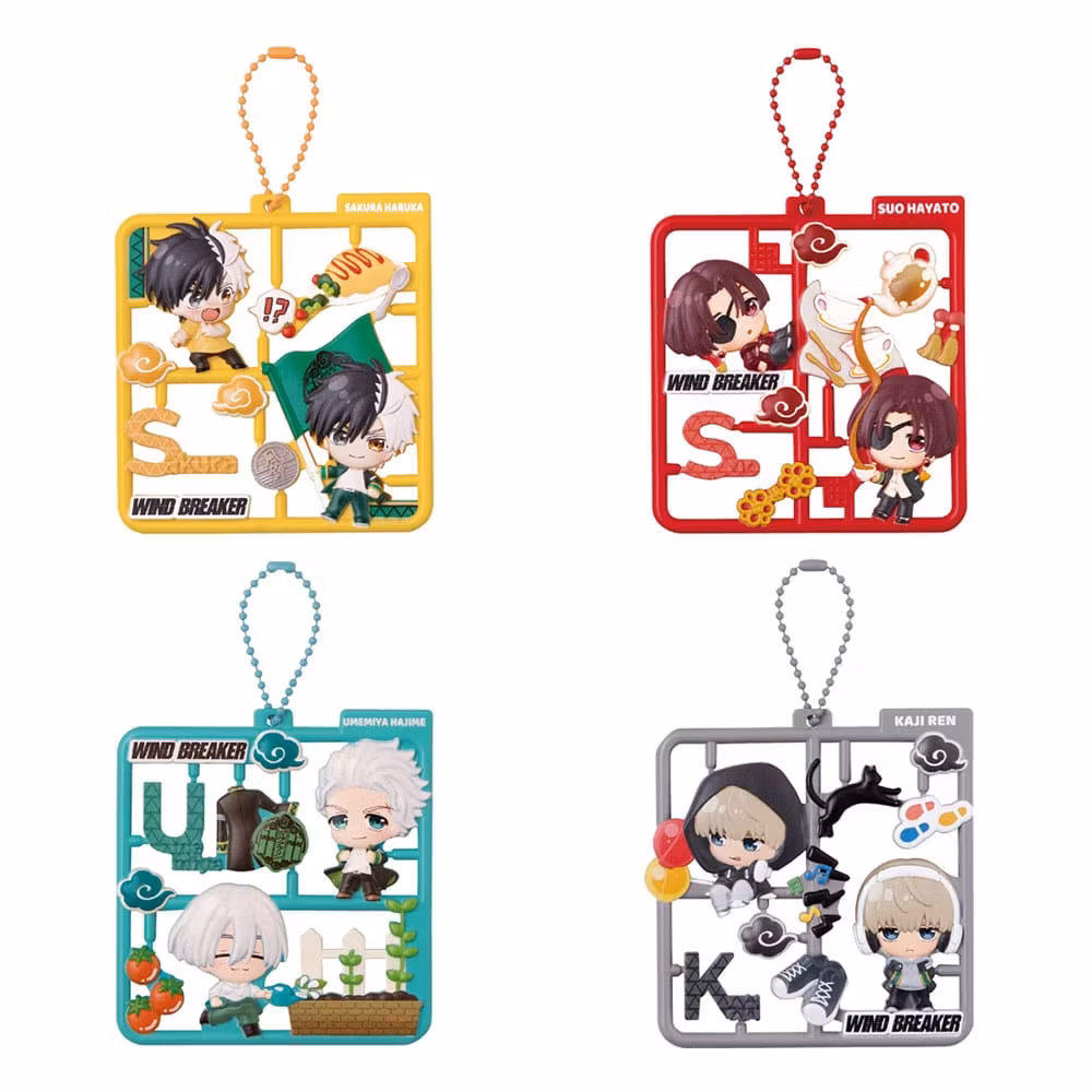 Wind Breaker Plat Collection Keychain Vol. 2 Set