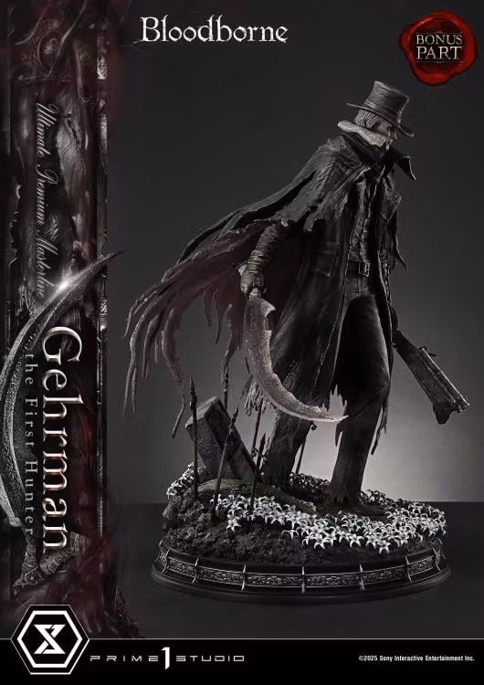 Bloodborne Ultimate Premium Masterline Gehrman, The First Hunter (Bonus Ver.) 1/4 Scale Limited Edition Statue