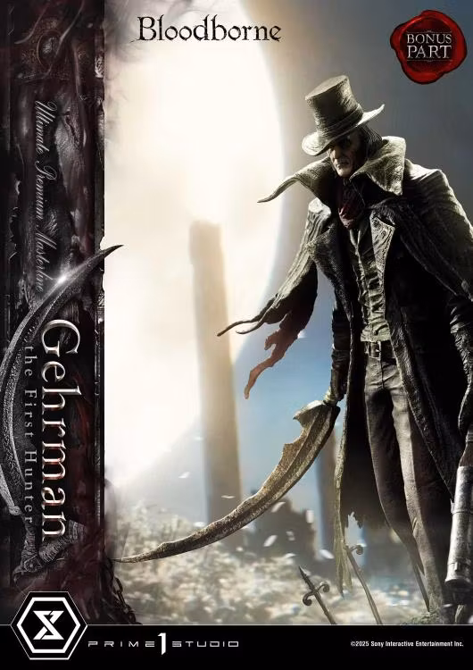 Bloodborne Ultimate Premium Masterline Gehrman, The First Hunter (Bonus Ver.) 1/4 Scale Limited Edition Statue