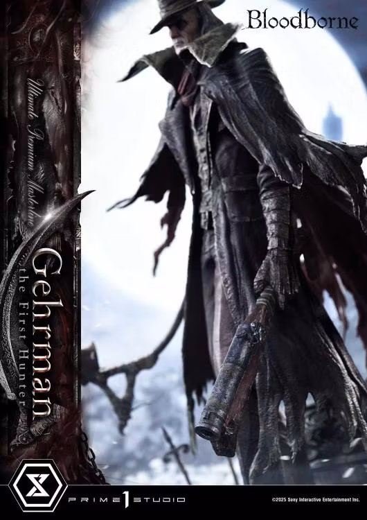 Bloodborne Ultimate Premium Masterline Gehrman, The First Hunter (Bonus Ver.) 1/4 Scale Limited Edition Statue