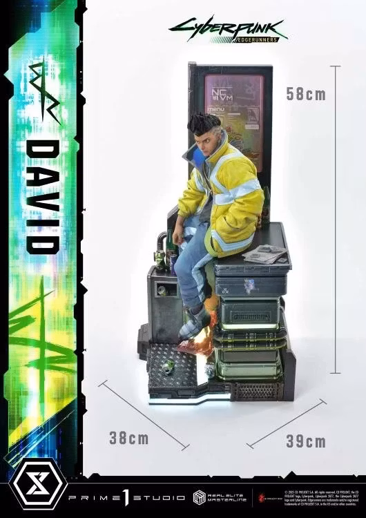 Cyberpunk: Edgerunners Real Elite Masterline David (Deluxe Ver.) 1/4 Scale Statue (With Bonus)