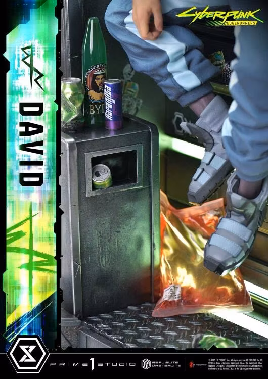Cyberpunk: Edgerunners Real Elite Masterline David (Deluxe Ver.) 1/4 Scale Statue (With Bonus)