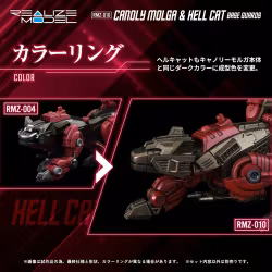Zoids Realize Model RMZ-010 Canoly Molga & Hell Cat 1/100 Scale Model Kit