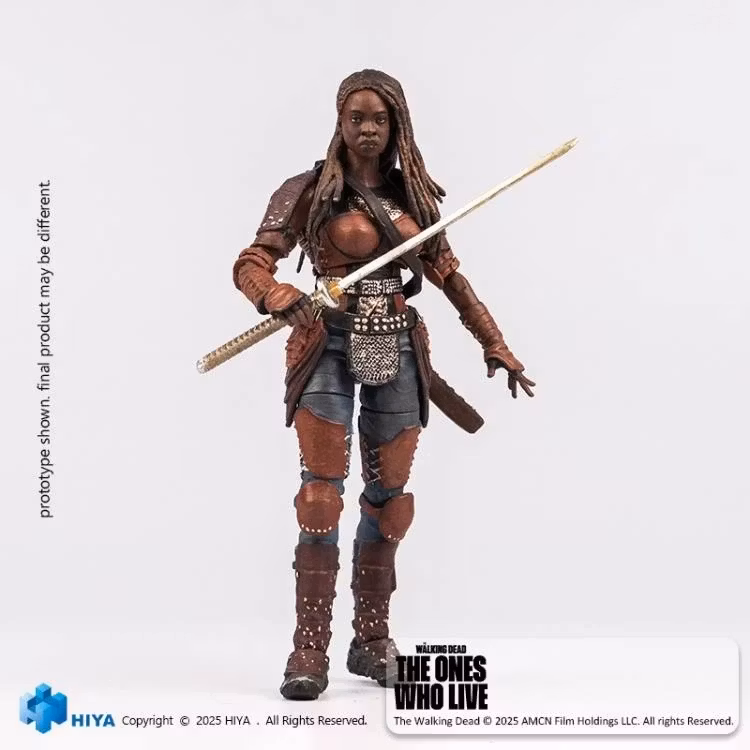 The Walking Dead: The Ones Who Lived Exquisite Mini Series Michonne PX Previews Exclusive 1/18 Scale Action Figure