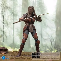 The Walking Dead: The Ones Who Lived Exquisite Mini Series Michonne PX Previews Exclusive 1/18 Scale Action Figure