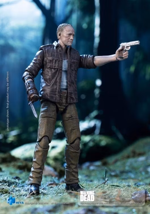 The Walking Dead Exquisite Mini Series Merle Dixon 1/18 Scale PX Previews Exclusive Action Figure