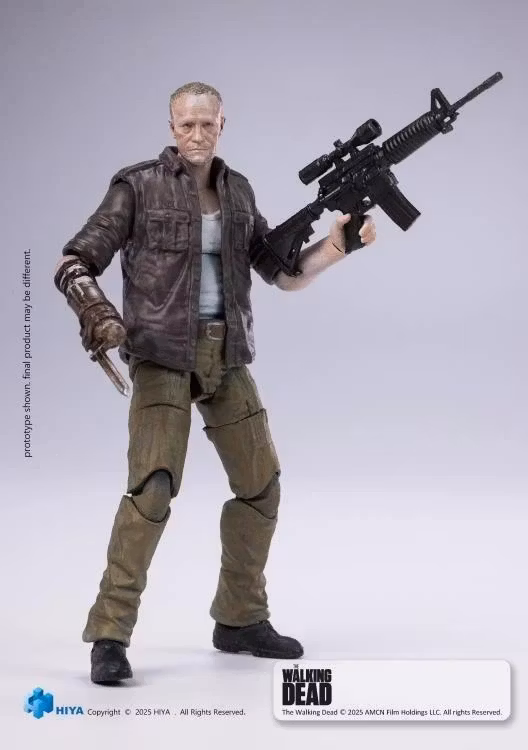 The Walking Dead Exquisite Mini Series Merle Dixon 1/18 Scale PX Previews Exclusive Action Figure