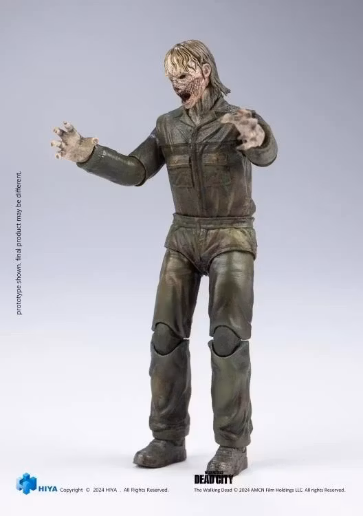 The Walking Dead: Daryl Dixon Exquisite Mini Series Dark Eyes Walker 1/18 Scale PX Previews Exclusive Action Figure
