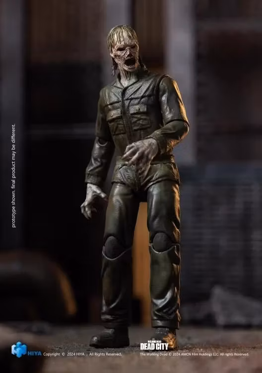 The Walking Dead: Daryl Dixon Exquisite Mini Series Dark Eyes Walker 1/18 Scale PX Previews Exclusive Action Figure