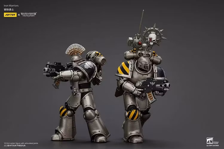 Warhammer: The Horus Heresy Iron Warriors MKII Tactical Legionary with Nuncio-vox 1/18 Scale Action Figure