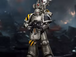 Warhammer: The Horus Heresy Iron Warriors MKII Tactical Legionary with Nuncio-vox 1/18 Scale Action Figure