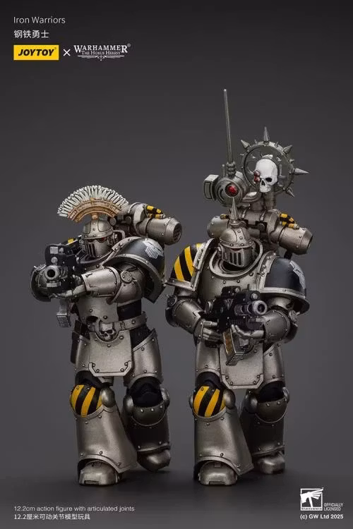 Warhammer: The Horus Heresy Iron Warriors MKII Tactical Legionary with Nuncio-vox 1/18 Scale Action Figure