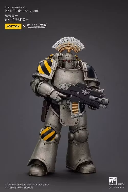 Warhammer: The Horus Heresy Iron Warriors MKIII Tactical Sergeant 1/18 Scale Action Figure