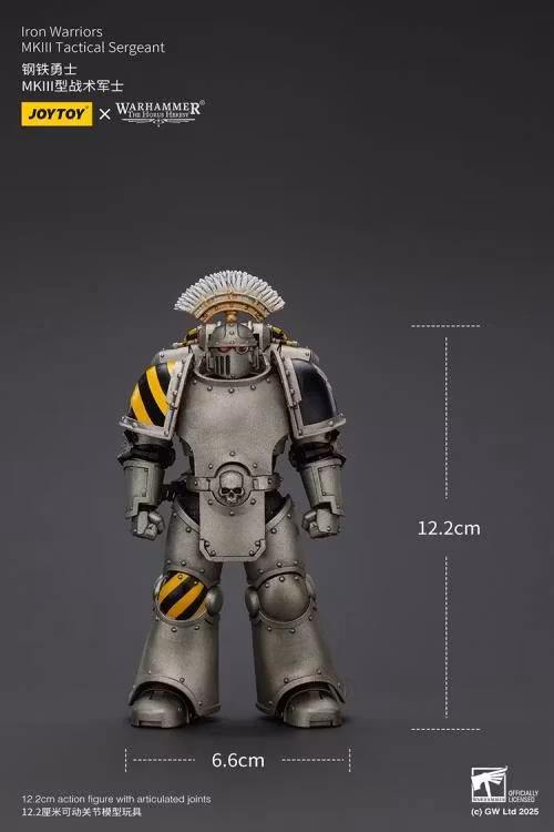 Warhammer: The Horus Heresy Iron Warriors MKIII Tactical Sergeant 1/18 Scale Action Figure