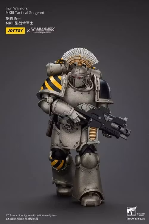 Warhammer: The Horus Heresy Iron Warriors MKIII Tactical Sergeant 1/18 Scale Action Figure