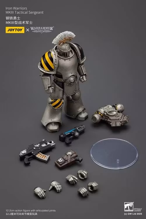 Warhammer: The Horus Heresy Iron Warriors MKIII Tactical Sergeant 1/18 Scale Action Figure