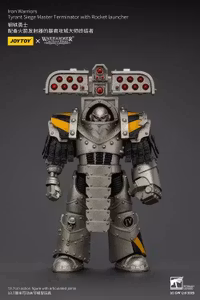 Warhammer: The Horus Heresy Iron Warriors Tyrant Siege Master Terminator with Rocket Launcher 1/18 Scale Action Figure