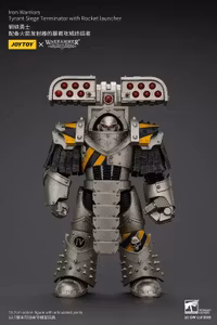 Warhammer: The Horus Heresy Iron Warriors Tyrant Siege Terminator with Rocket Launcher 1/18 Scale Action Figure