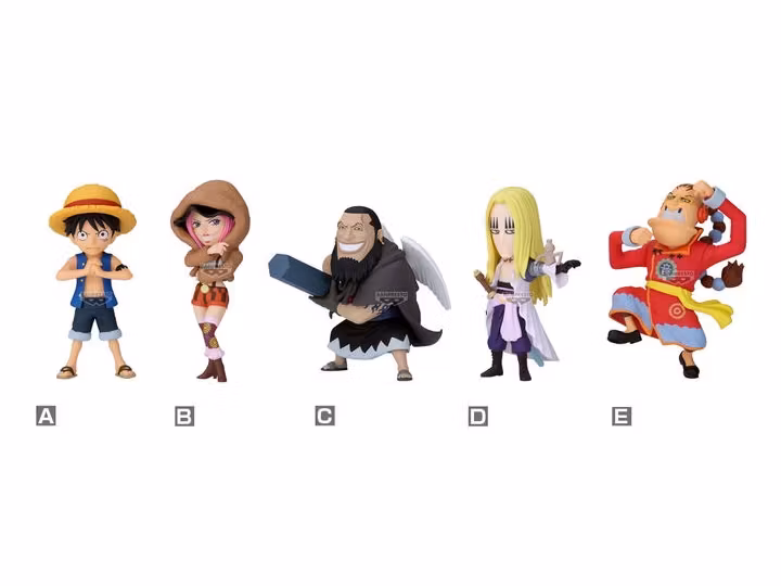 One Piece World Collectable Figure Pacifista Sabaody Island the Worst Generation Set of 5 Figures