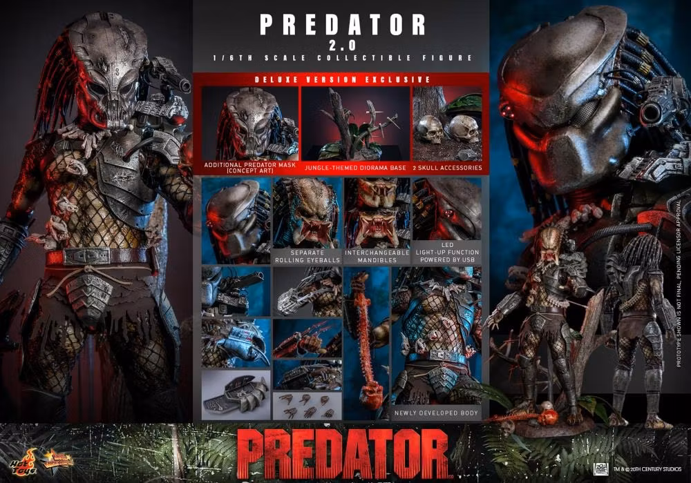 Predator MMS816 Predator (2.0 Ver.) (Deluxe Ver.) 1/6th Scale Collectible Figure