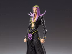 JoJo's Bizarre Adventure: Golden Wind Super Action Statue Leone Abbacchio (Black Ver.)