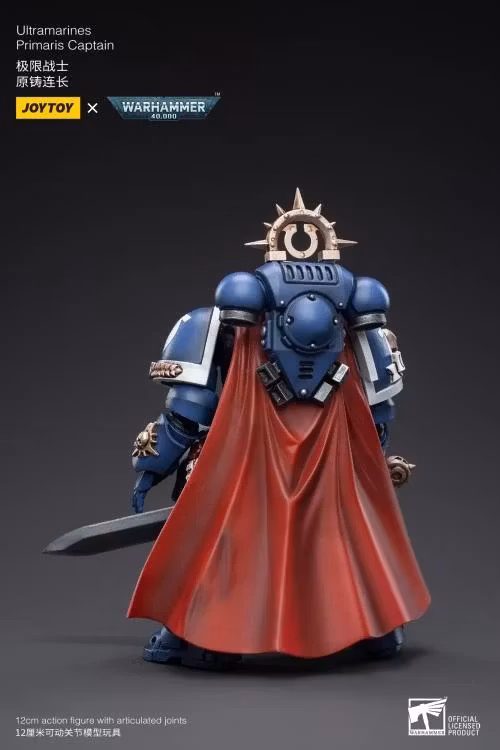 Warhammer 40K Ultramarines Primaris Captain 1/18 Scale Action Figure