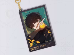 Honkai: Star Rail Countdown Departure Series Acrylic Keychain Dan Heng Glitter