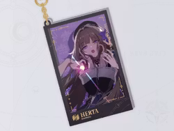 Honkai: Star Rail Countdown Departure Series Acrylic Keychain Herta Glitter