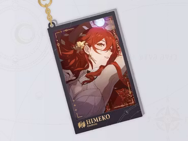 Honkai: Star Rail Countdown Departure Series Acrylic Keychain Himeko Glitter