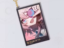 Honkai: Star Rail Countdown Departure Series Acrylic Keychain March 7th Glitter