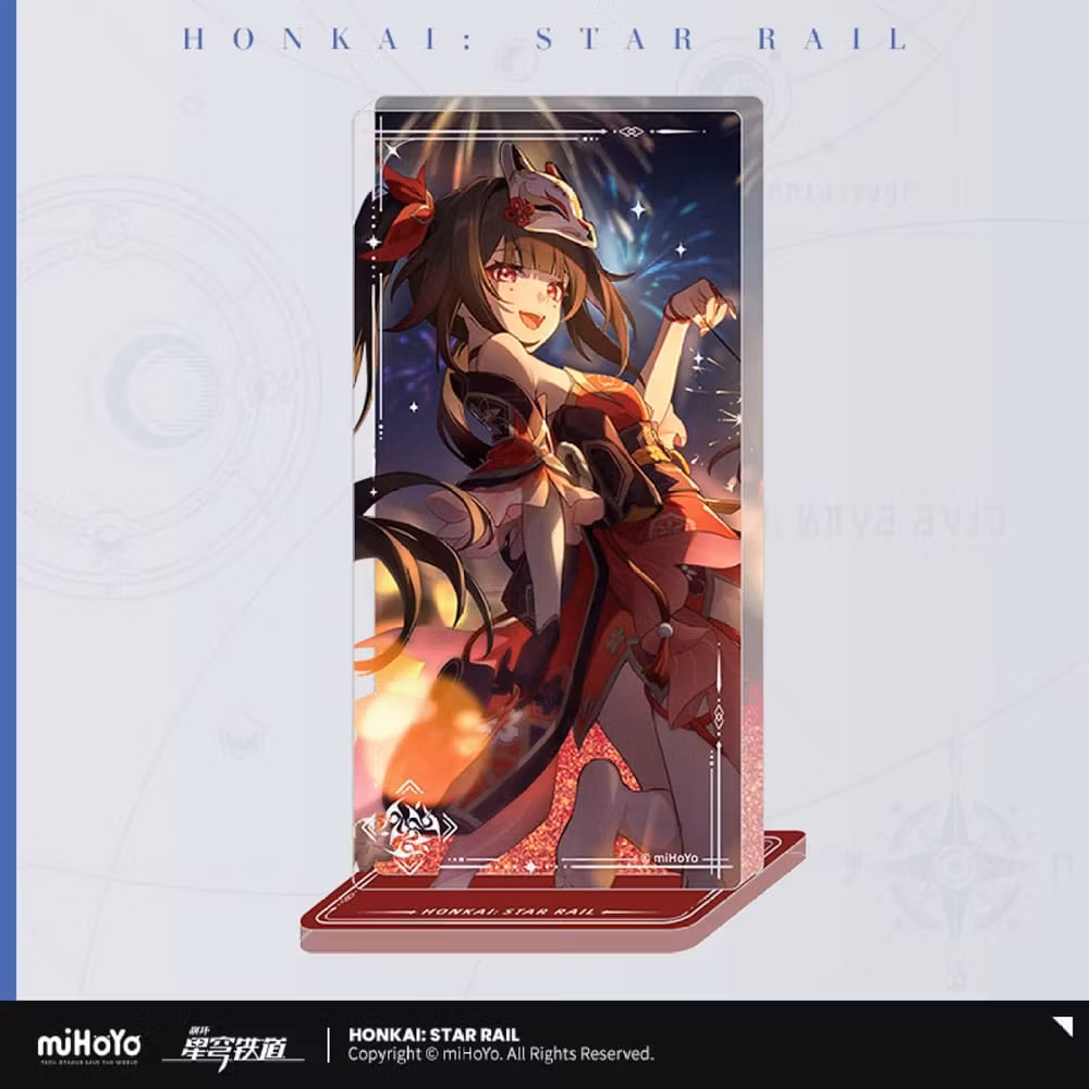 Honkai: Star Rail Light Cone Acrylic Ornament with Glitter: Sparkle Early Escapade