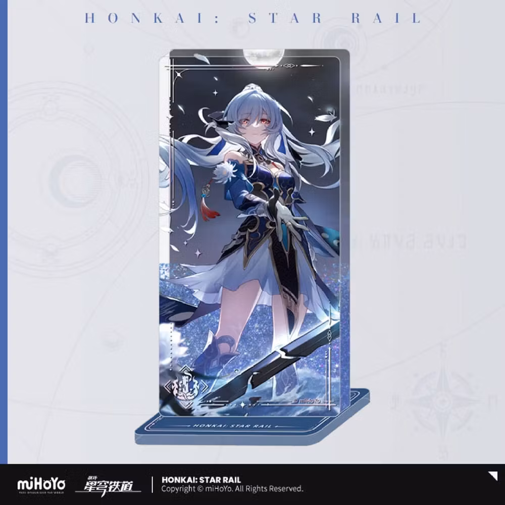 Honkai: Star Rail Light Cone Acrylic Ornament with Glitter: Jingliu I shall be my own Sowrd