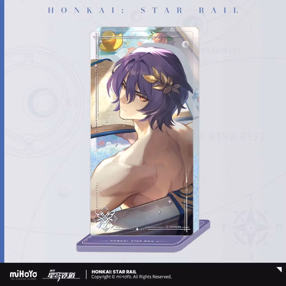 Honkai: Star Rail Light Cone Acrylic Ornament with Glitter: Dr. Ratio Baptism of Pure Thought