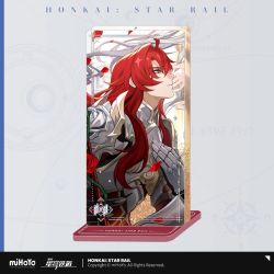 Honkai: Star Rail Light Cone Acrylic Ornament with Glitter: Argenti An Instant Before a Gaze