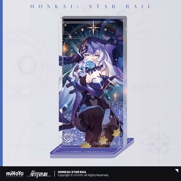 Honkai: Star Rail Light Cone Acrylic Ornament with Glitter: Black Swan Reforged Remembrance