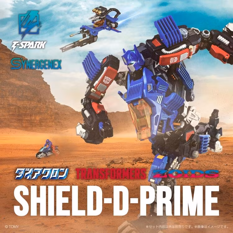 Transformers x Zoids X Diaclone Synergenex Series Shield-D-Prime Action Figure