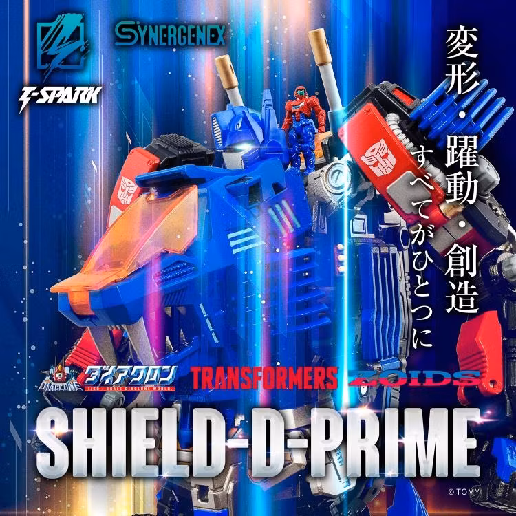 Transformers x Zoids X Diaclone Synergenex Series Shield-D-Prime Action Figure