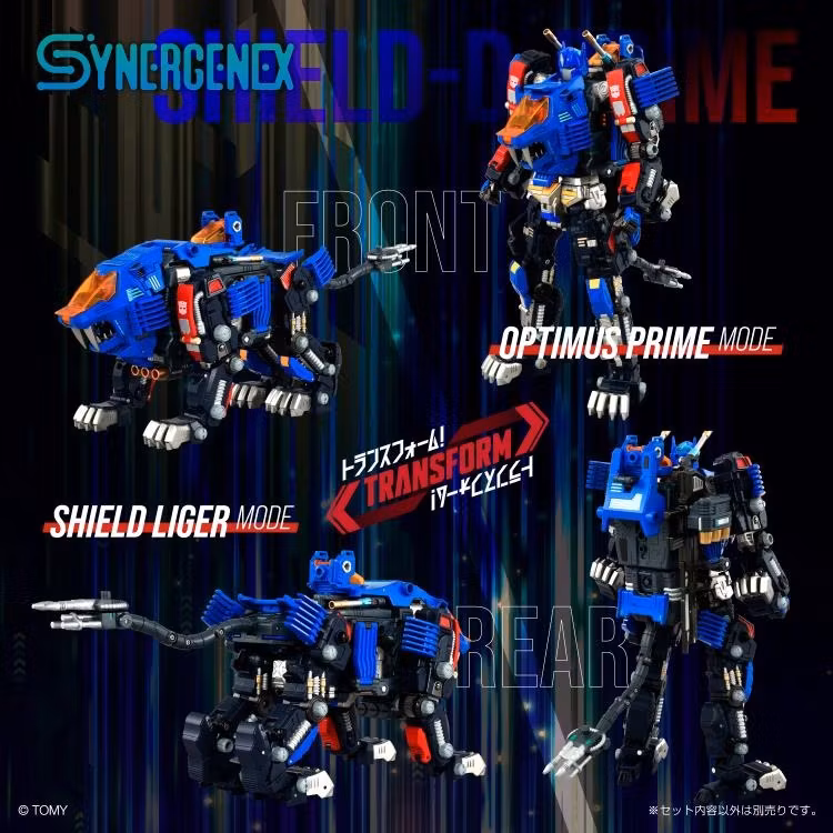 Transformers x Zoids X Diaclone Synergenex Series Shield-D-Prime Action Figure
