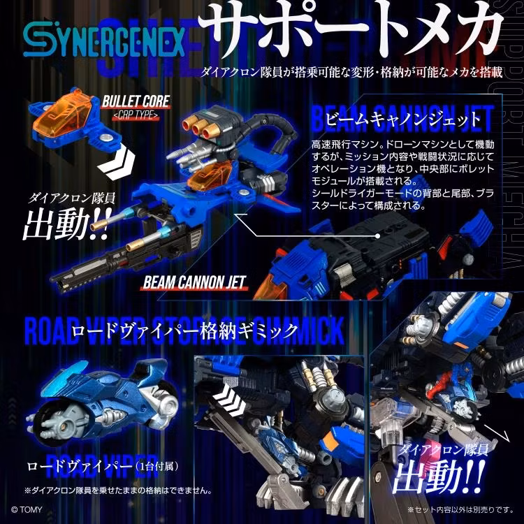 Transformers x Zoids X Diaclone Synergenex Series Shield-D-Prime Action Figure