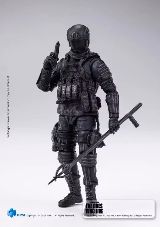 The Walking Dead: The Ones Who Lived Exquisite Mini Series Civic Republic Military Soldier 1/18 Scale Action Figure