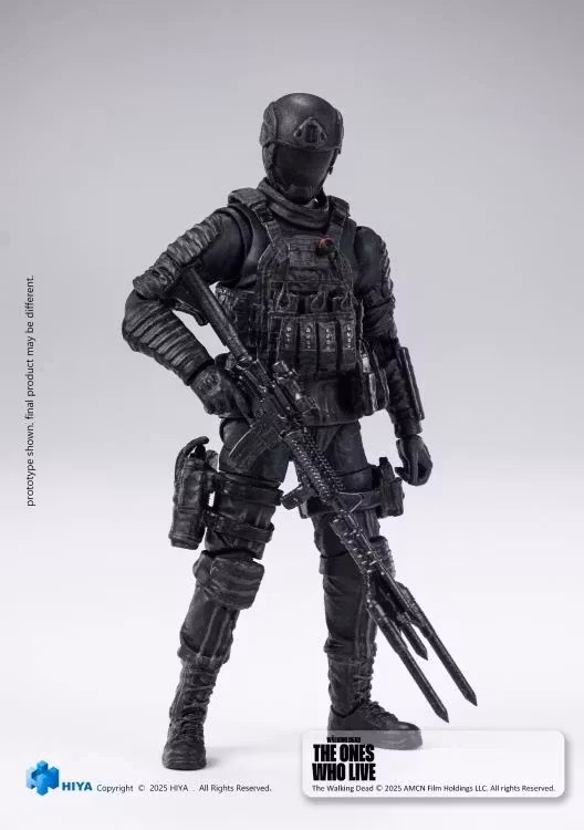 The Walking Dead: The Ones Who Lived Exquisite Mini Series Civic Republic Military Soldier 1/18 Scale Action Figure