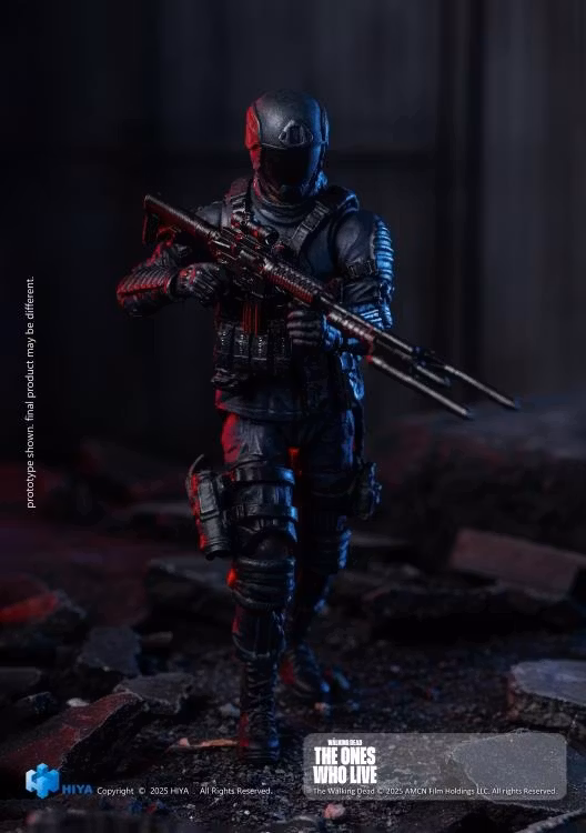 The Walking Dead: The Ones Who Lived Exquisite Mini Series Civic Republic Military Soldier 1/18 Scale Action Figure