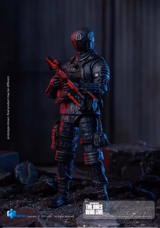 The Walking Dead: The Ones Who Lived Exquisite Mini Series Civic Republic Military Soldier 1/18 Scale Action Figure