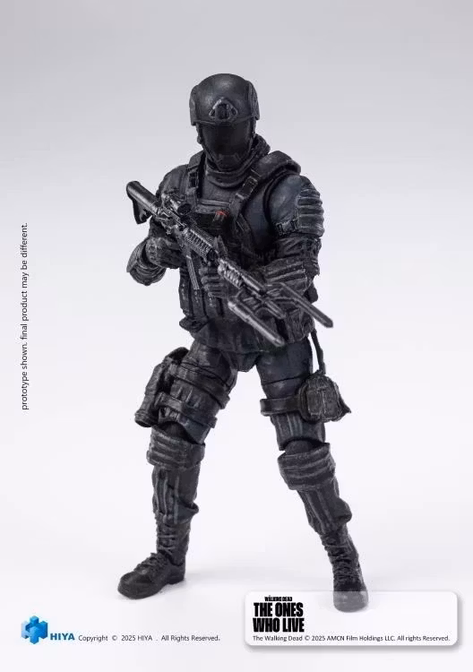 The Walking Dead: The Ones Who Lived Exquisite Mini Series Civic Republic Military Soldier 1/18 Scale Action Figure