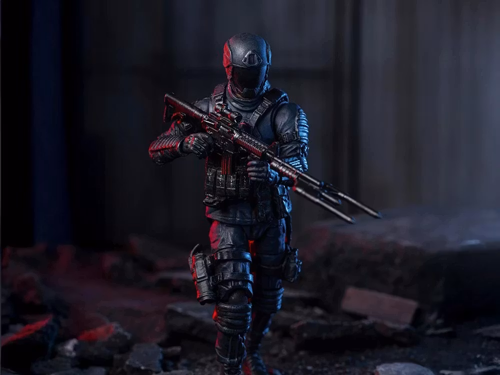 The Walking Dead: The Ones Who Lived Exquisite Mini Series Civic Republic Military Soldier 1/18 Scale Action Figure