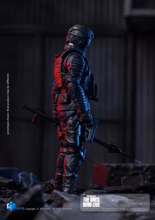 The Walking Dead: The Ones Who Lived Exquisite Mini Series Civic Republic Military Soldier 1/18 Scale Action Figure