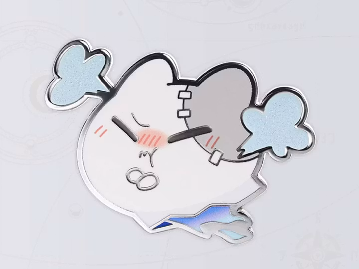 Honkai: Star Rail Wubbaboo Series Pin Badge Angry Out