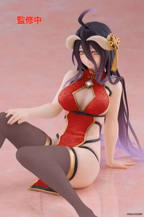 Overlord Desktop Cute Albedo (Chinese Dress Renewal Ver.) Figure