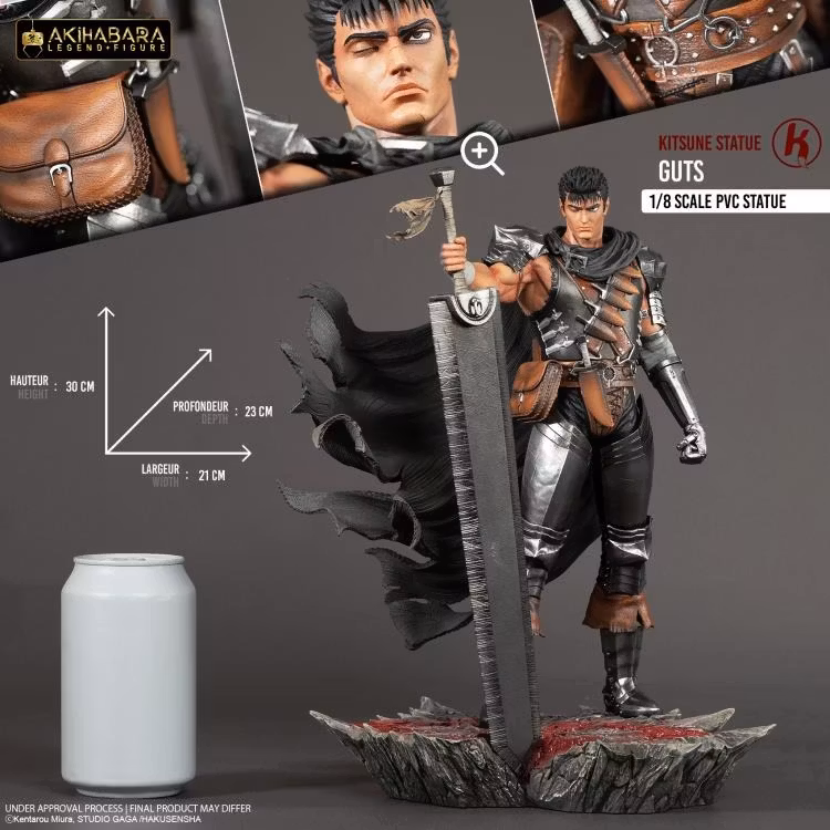 Berserk Akihabara Legend Figure Guts (Ver. 2) 1/8 Scale Figure