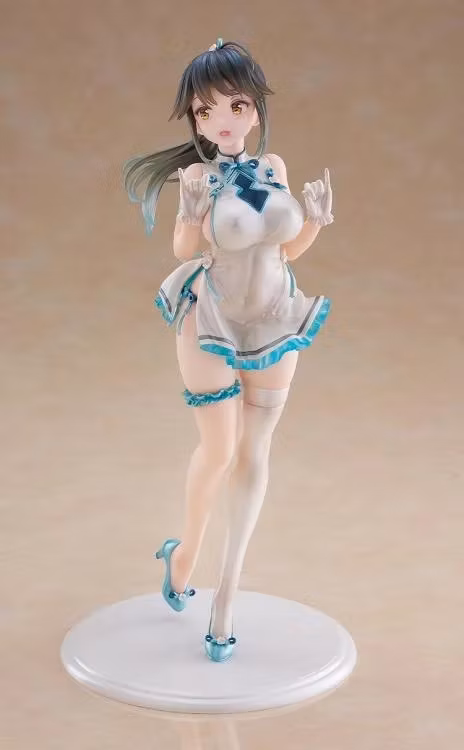 Anmi Illustration Pontyail Girl: Qipao 1/6 Scale Figure